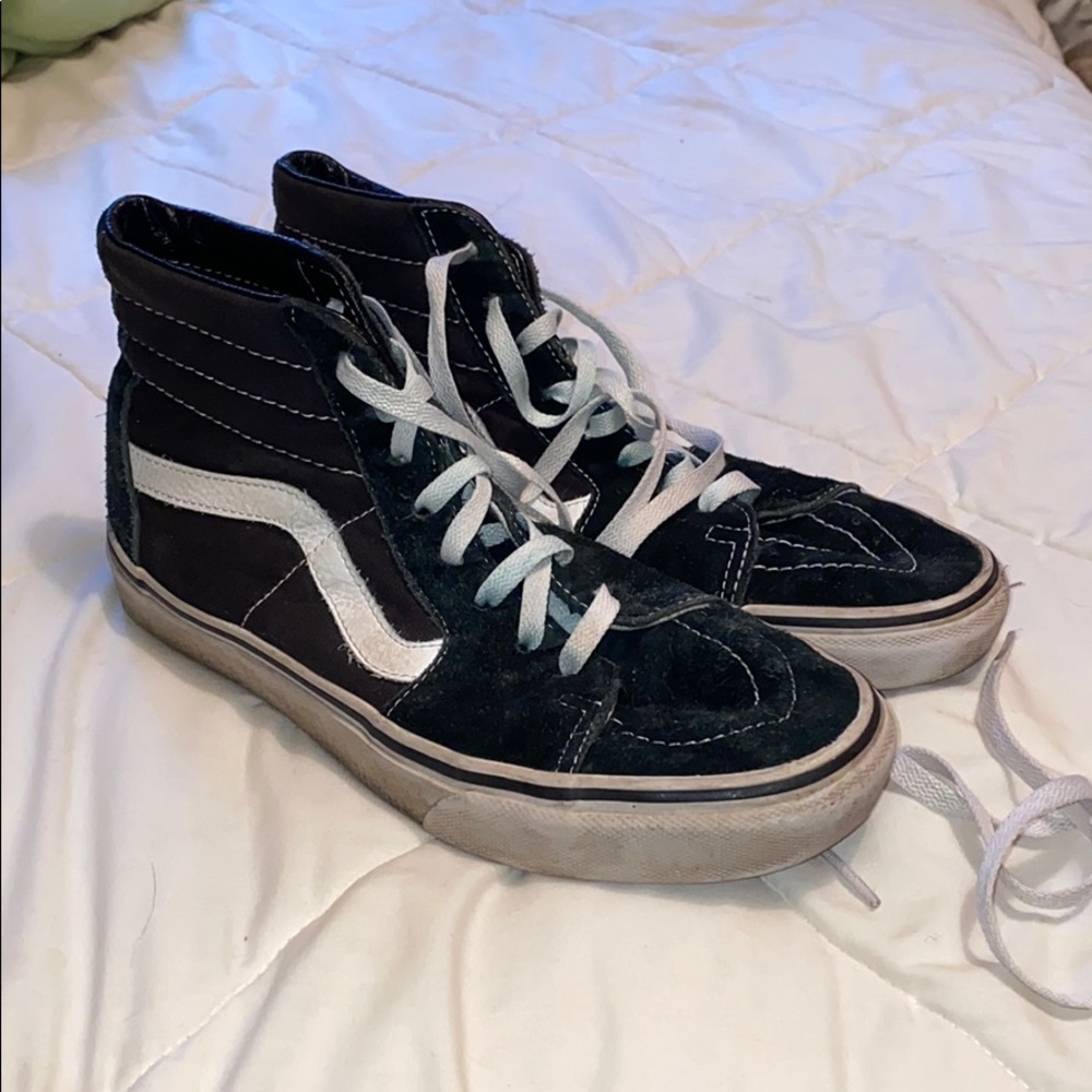Vans black Sk8 Hi Sneakers